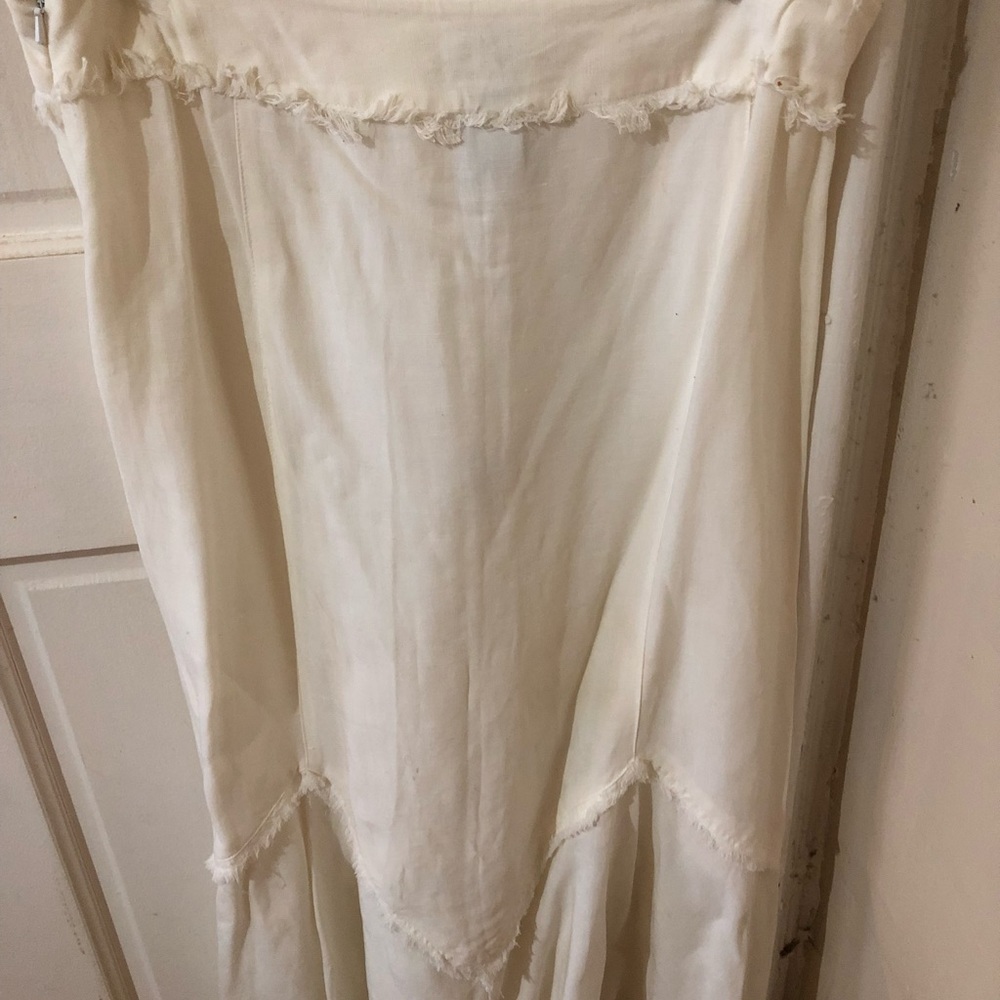 White skirt, Calvin Klein